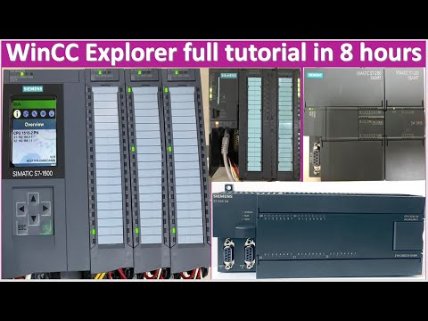 WinCC Explorer full tutorial in 8 hours start from beginner and easy to learn