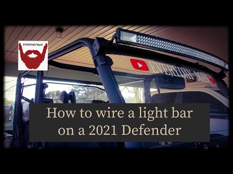 How to Wire a Light Bar on a 2021 Can Am Defender