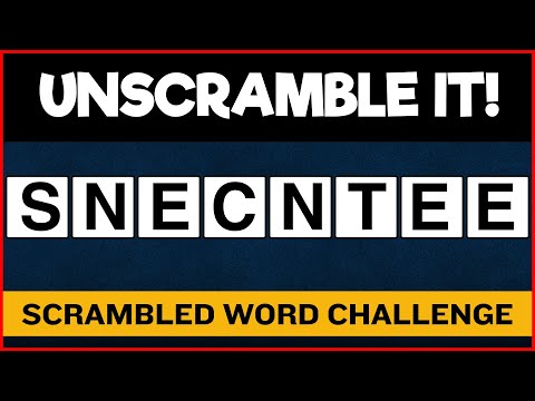 Can You Outsmart this Scramble Word Challenge? #19