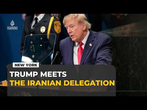Trump confirms meeting with Iranian delegation as Qatar pushes diplomacy