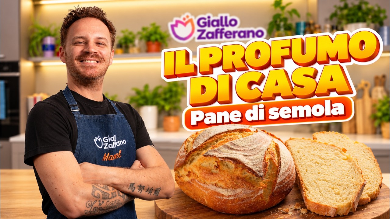 🍞 PANE DI SEMOLA fatto in casa: che profumo! 😍