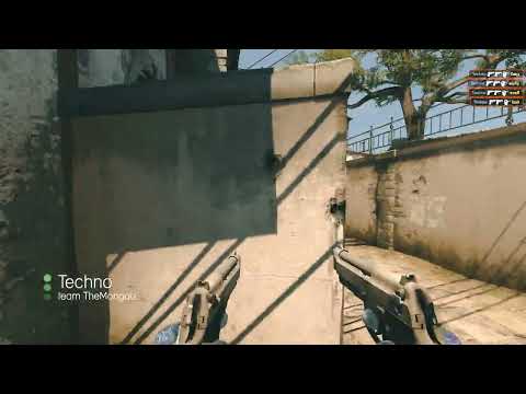 CSGO TheMongolz Techno ACE Dual Berettas vs GamerLegion Inferno BLAST Paris 2023