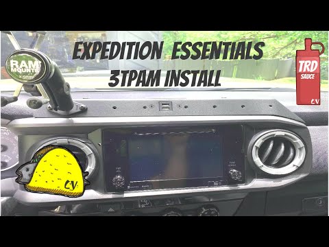 Toyota Tacoma | Expedition Essentials 3TPAM install | New model Flush mount USB (2017 Tacoma)