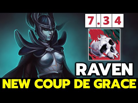 RAVEN [Phantom Assassin] Ability Reworked 21 Kills No Mercy Carry 7.34 Dota 2 New Patch (Fullmatch)