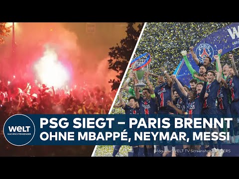 CHAMPIONS LEAGUE: PSG feiert – und Paris versinkt im Chaos! Randale überschattet Triumph!