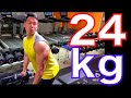 ダンベルショルダーレイズ24kg×限界rep、サイドレイズ10kg×50回×3セットで肩トレで絶望してきた