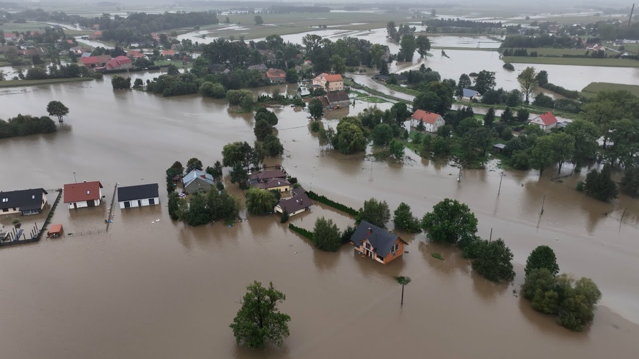 Powódź w Powiecie Dzierżoniowskim   stan na poniedziałek