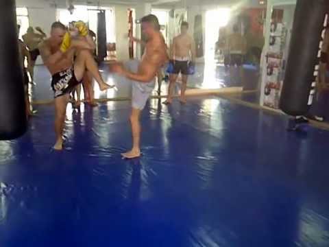 Phil Townley Muay Thai Sparring at our gym in Ibiza!