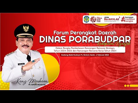 🔴FORUM PERANGKAT DAERAH DINAS PORABUDPAR KABUPATEN NGANJUK