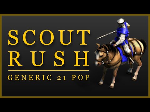 Generic 21pop Scout Rush - Build Order
