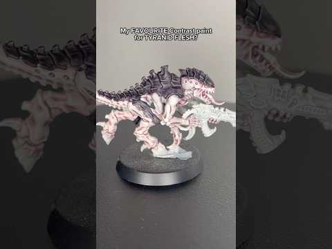My NEW favourite Contrast Paint! #warhammer40k #miniaturepainting #tyranids