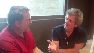 Bob visits with Rodney Crowell
