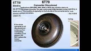 6T70 Product Issues - 6/17/13