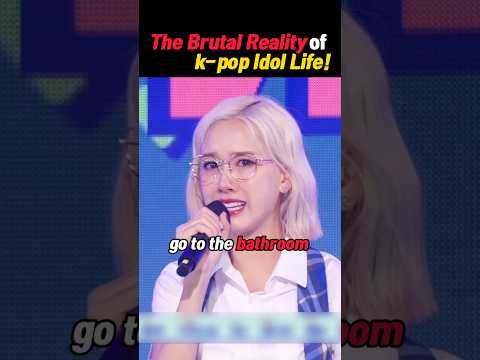 The Brutal Reality of K-pop Idol Life!   #kpopnews #kpopidol