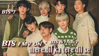 Download lagu req vid💜BTS fmv on mere dil ka tere dil se|BTS frendship hindi mix|BTS is not band it's a family💜 mp3