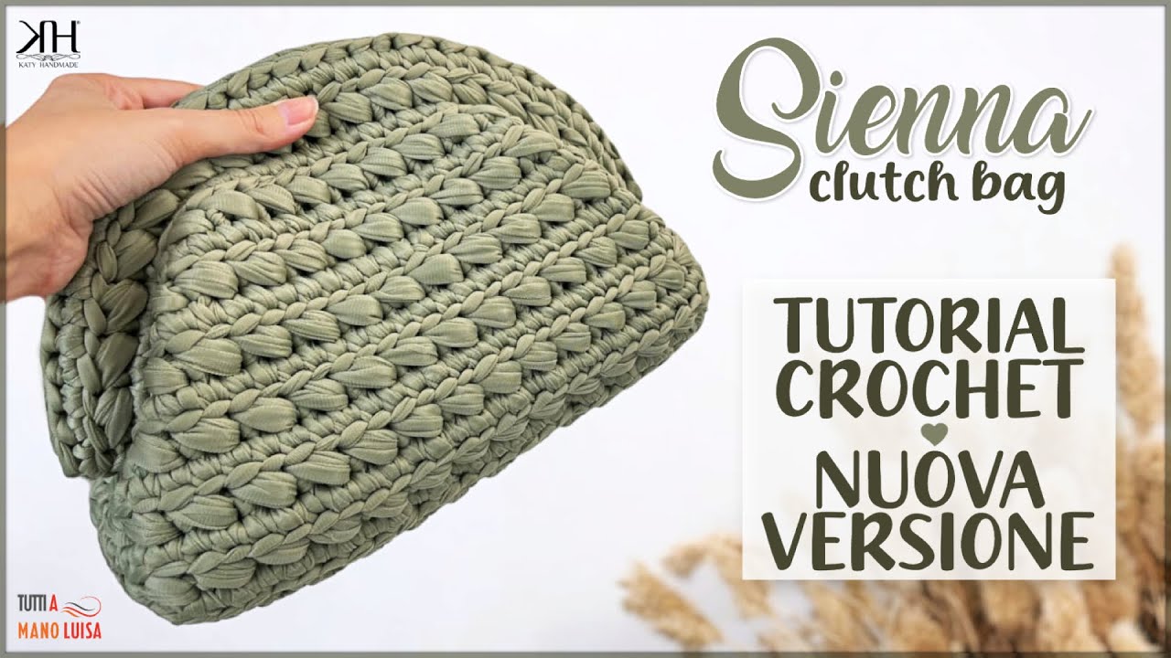 ARC CLUTCH BAG "Sienna" - A new way of sewing the spring closure 😍