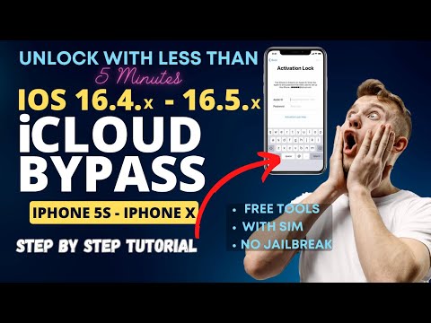 IOS 16.4.1/15.7.4 + iCloud BYPASS| IPAD/IPHONE 5s -IPHONE X | NO JAILBREAK iCloud ACTIVATION😍😍😍