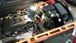CHEVY CRUZE ATF TRANSMISSION FLUID LEVEL CHECK, TOP OFF.
