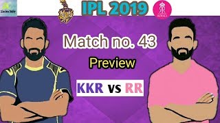 IPL 2019~ KKR vs RR- Preview | Absolute Quirky