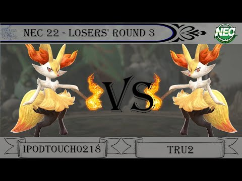 NEC 22 Pokkén DX Off-Stream: ipodtouch0218 (Braixen) vs Tru2 (Braixen)