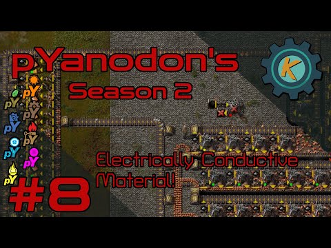 Factorio pYanodon's S2E8 - Copper Mining Arrays, Sap, and Lead Plans!