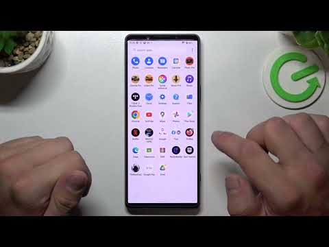 How to Remove/Restore Phone Icon from/to Home Screen on SONY XPERIA 1 IV - Adjust Screen Icons