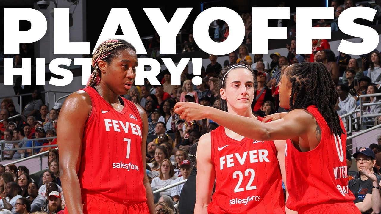 Caitlin Clark, Kelsey Mitchell, Aliyah Boston SMASHED WNBA HISTORY On RECORD BREAKING Playoff Debut!