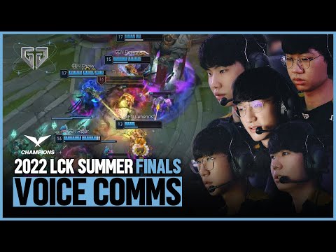 On the hunt… Success │ 2022 LCK Summer Finals Voice Comms [GEN vs T1]