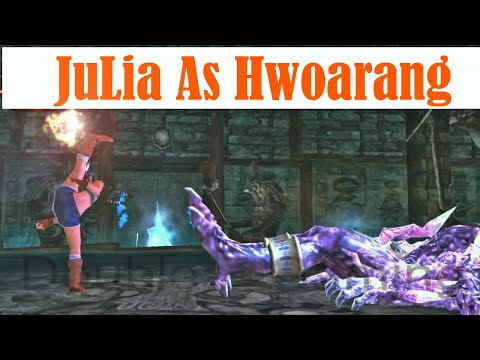 Julia with  Hwoarang Moves - Tekken 6 (Requested)