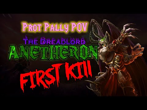 Anetheron Prot Paladin Add Tank POV First Kill - TBC Classic