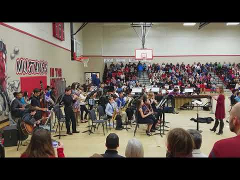 2017-12-12 Winter Concert - Jazz Band - A Jazzy Merry Christmas by Paul Cook