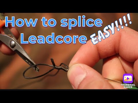 How to splice LeadCore! Carp fishings tips!