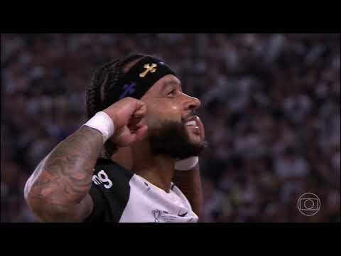 Gol de Memphis Depay - Vasco 1 x 2 Corinthians pela Final da Copa do Brasil 2025