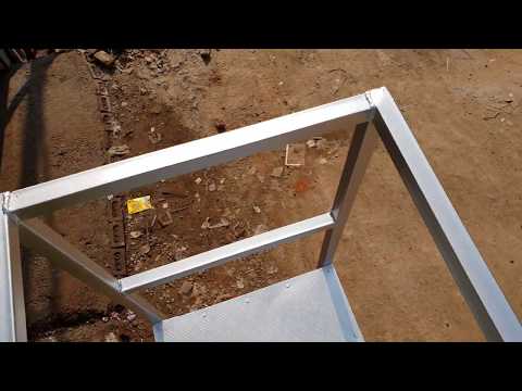 Aluminium Trolley Step Ladder