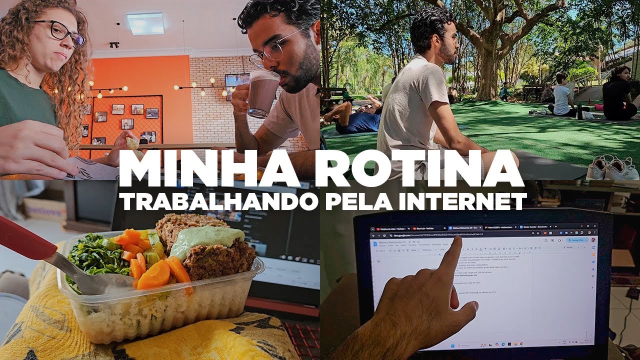 Minha rotina trabalhando pela internet aos 23 anos