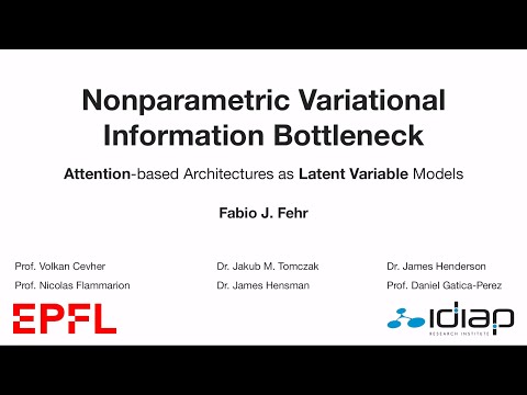 Nonparametric Variational Information Bottleneck: Attention-based Architectures as Latent Variable Models
