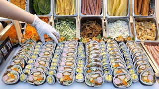Best Korean Street Food! STREET FOOD KOREA + My New Favorite Korean Food! / 김밥부터 만두까지 맛있는 한국음식 몰아보기