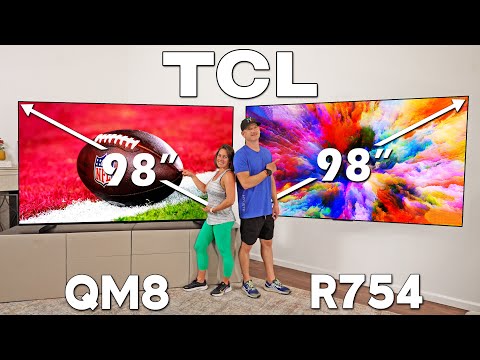 TCL 98" Showdown - QM8 vs R754