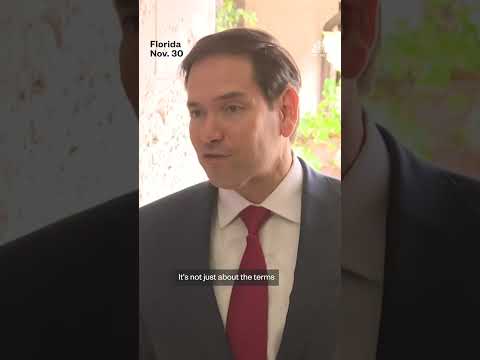 Sec. Rubio says peace talks not just about ending war but also ‘long-term prosperity’ for Ukraine