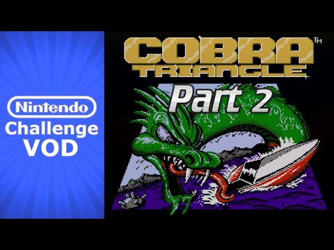 [VOD] Beating EVERY Nintendo Game | Cobra Triangle (Part 2) | Game #177
