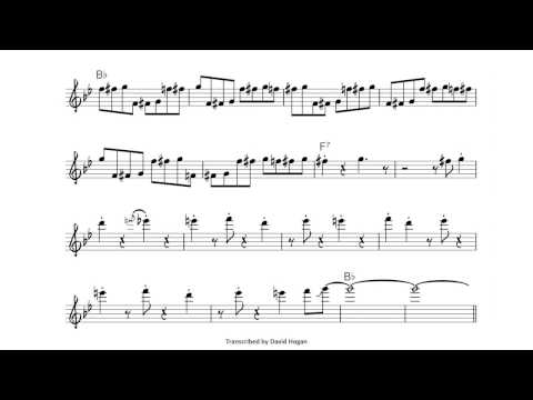 TRANSCRIPTION: TIGER RAG [Ken Peplowski on clarinet]