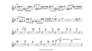 TRANSCRIPTION: TIGER RAG [Ken Peplowski on clarinet]