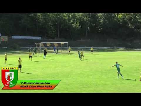 Bramki: Mrągowia Mrągowo 2:3 Znicz Biała Piska (12.08.2023 r.)