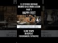 El Estepario Siberiano Drumeo Happy Feet Bass Drum Lesson Slow Tempo Practice On Repeat