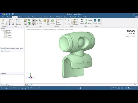 SpaceClaim Basic Surface Tutorial