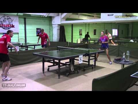 Bilenko Tetyana chopping technique, МСМК Татьяна Биленко техника подрезки по топспину с двух сторон,