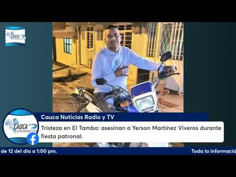 Tristeza en El Tambo: asesinan a Yerson Martínez Viveros durante fiesta patronal