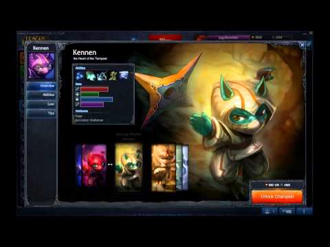 So many tasty Kennen skin options