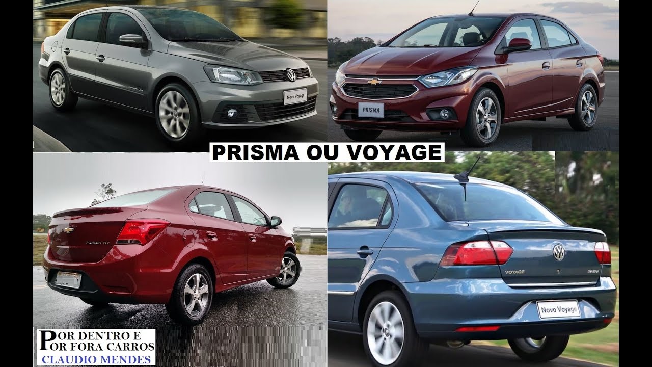 CHEVROLET PRISMA OU VOLKSWAGEN VOYAGE COMPARATIVO 2018