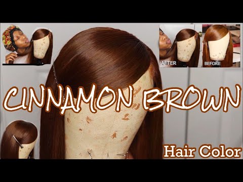 How To Dye Brazilian Hair CINNAMON BROWN | Adore Hair...